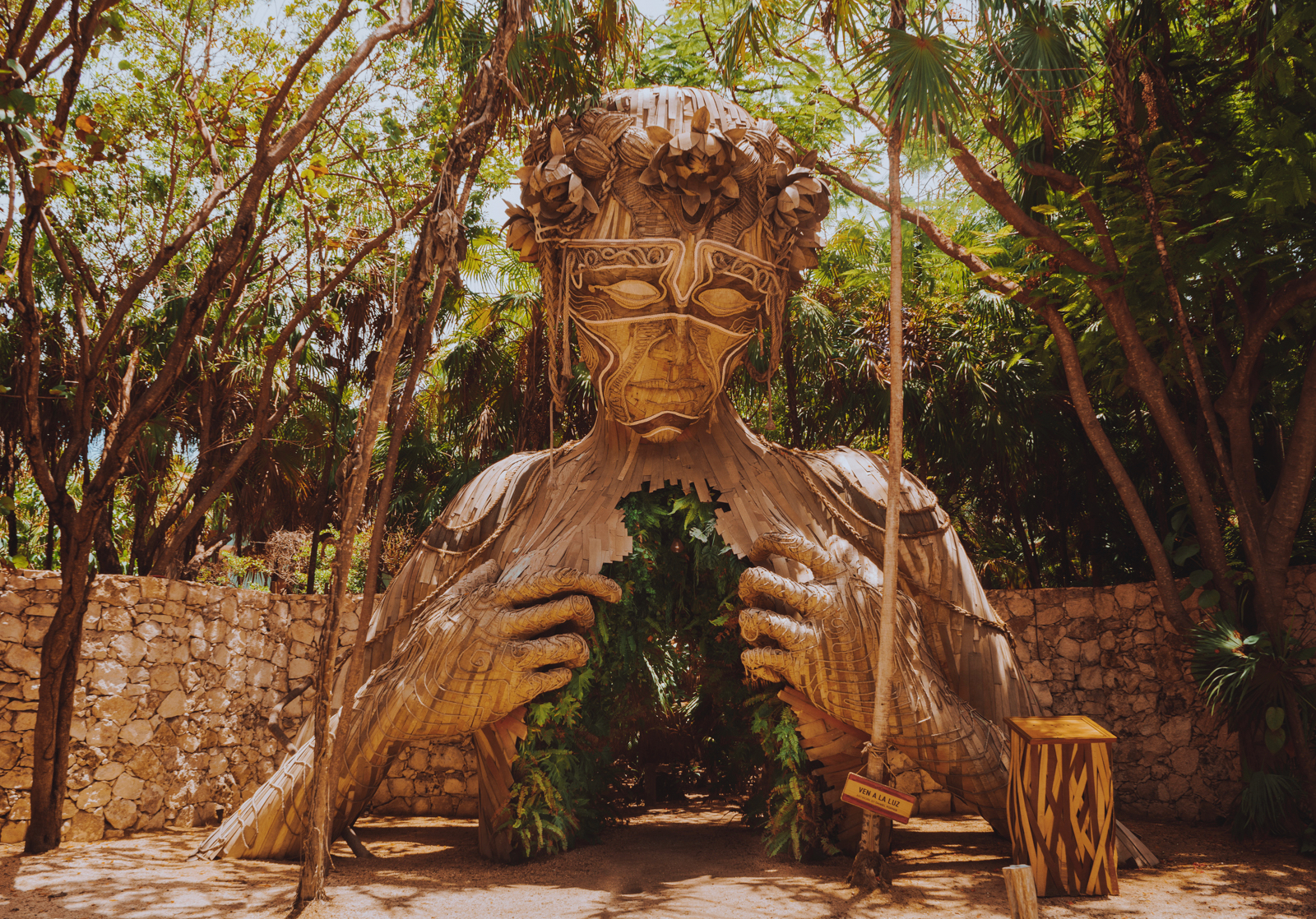 Tulum iconic sculpture 